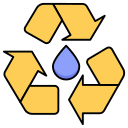 reciclar agua icon