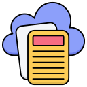 escritura en la nube icon