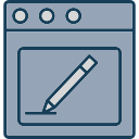 diseño editorial icon