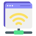 red wi fi icon