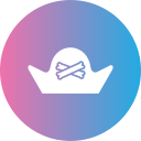 sombrero pirata icon