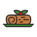 tronco de navidad icon