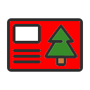 tarjeta de navidad icon