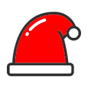 gorro navideño icon