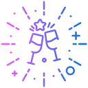 copa de champagne icon