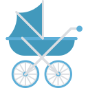 carrito de bebé icon