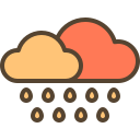 nube de lluvia icon