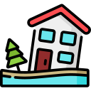 Casa inundada icon