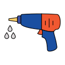 pistola de pegamento icon