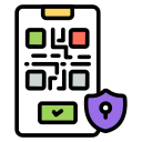 código qr móvil icon