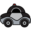 coche de policía icon