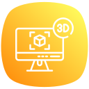 modelo 3d icon