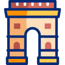 arco del triunfo icon