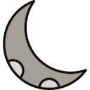 luna creciente icon