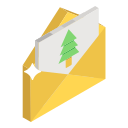 tarjeta de navidad icon