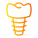 implante dental icon