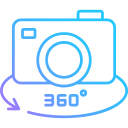 camara virtual icon