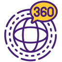 360 grados icon