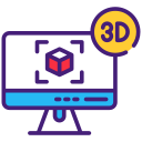 modelo 3d icon