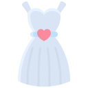 Bride dress icon