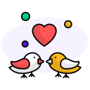 pájaro del amor 