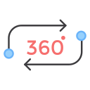 360 grados icon