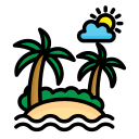 isla tropical icon