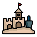 castillo de arena icon