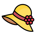 sombrero para el sol icon