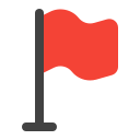 bandera roja icon