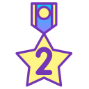 insignia de 2da posición 