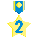 insignia de 2da posición 