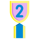 insignia de 2da posición 