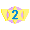 insignia de 2da posición 