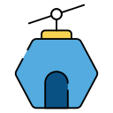 cabina del teleférico icon