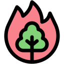 incendio forestal icon