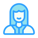 mujer de negocios icon