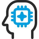 tecnología de inteligencia artificial icon