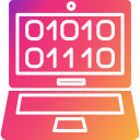 código binario icon