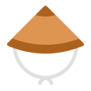 sombrero de bambú icon