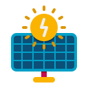 Solar energy icon