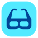 gafas 3d icon