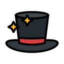 sombrero de mago icon