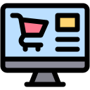 las compras en línea icon