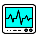 monitor de electrocardiograma icon