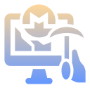 minería bitcoin icon