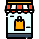 las compras en línea icon