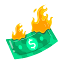 quemar dinero icon