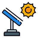 célula solar icon