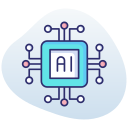 tecnología de inteligencia artificial icon